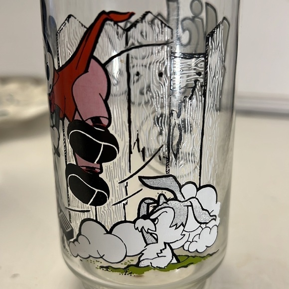 Libby Glass Vintage Mickey Mouse Club Mickey with Pogo Stick - Picture 4 of 4